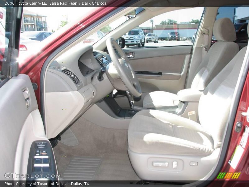 Salsa Red Pearl / Dark Charcoal 2006 Toyota Camry LE