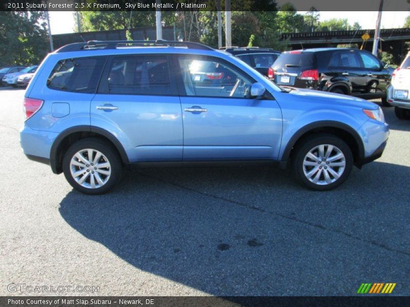 Sky Blue Metallic / Platinum 2011 Subaru Forester 2.5 X Premium