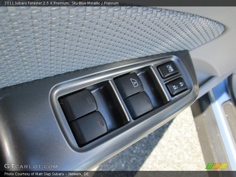 Sky Blue Metallic / Platinum 2011 Subaru Forester 2.5 X Premium