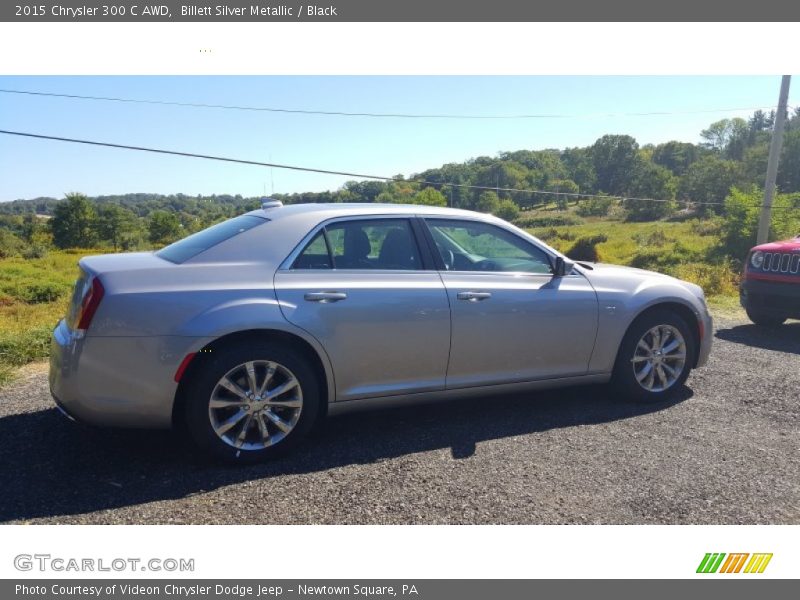 Billett Silver Metallic / Black 2015 Chrysler 300 C AWD