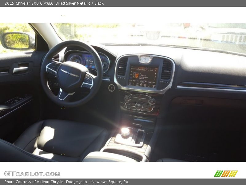 Billett Silver Metallic / Black 2015 Chrysler 300 C AWD