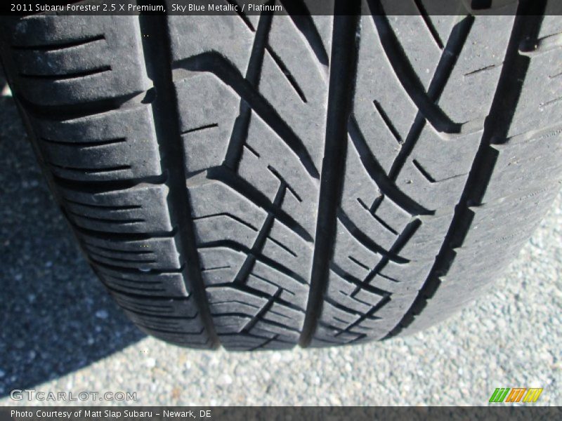 Sky Blue Metallic / Platinum 2011 Subaru Forester 2.5 X Premium