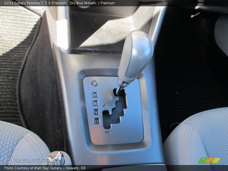 Sky Blue Metallic / Platinum 2011 Subaru Forester 2.5 X Premium