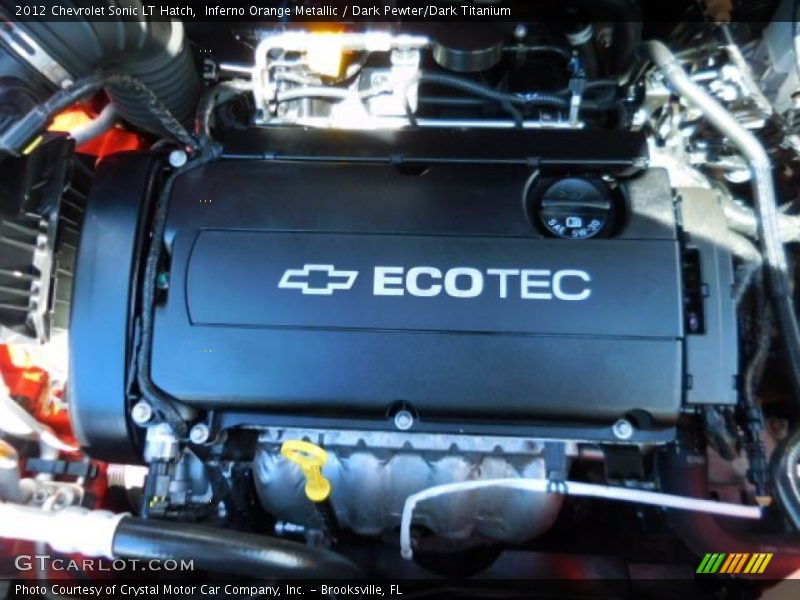 Inferno Orange Metallic / Dark Pewter/Dark Titanium 2012 Chevrolet Sonic LT Hatch