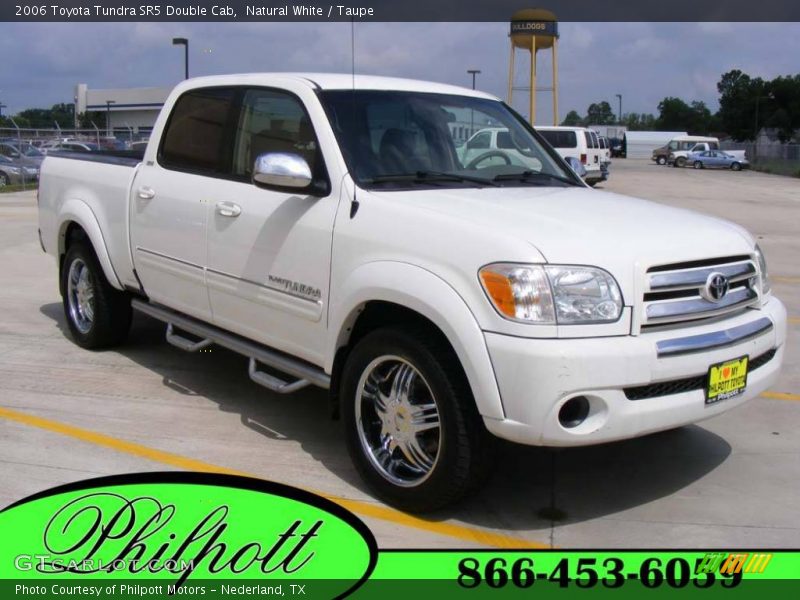 Natural White / Taupe 2006 Toyota Tundra SR5 Double Cab