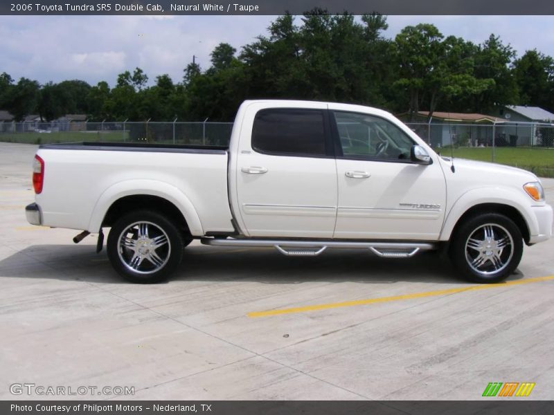 Natural White / Taupe 2006 Toyota Tundra SR5 Double Cab