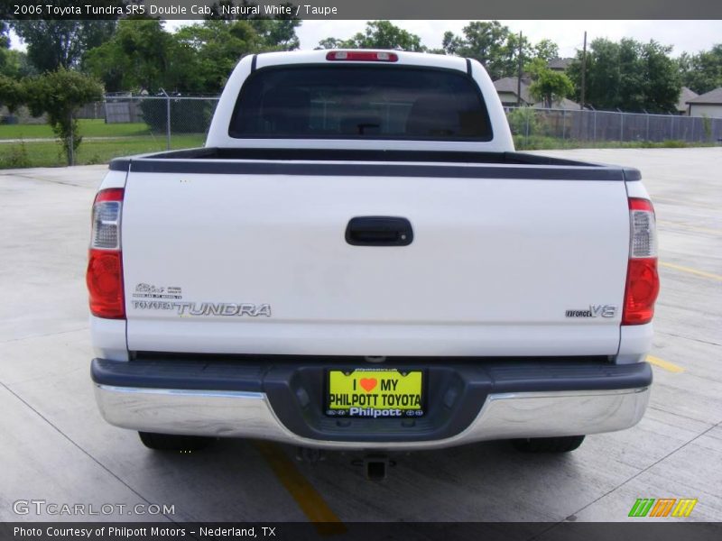 Natural White / Taupe 2006 Toyota Tundra SR5 Double Cab