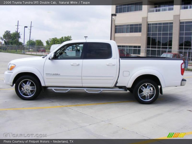 Natural White / Taupe 2006 Toyota Tundra SR5 Double Cab