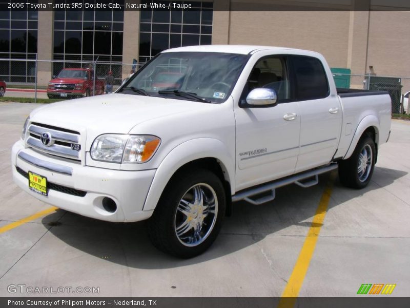 Natural White / Taupe 2006 Toyota Tundra SR5 Double Cab