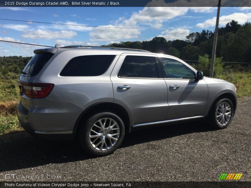 Billet Silver Metallic / Black 2015 Dodge Durango Citadel AWD