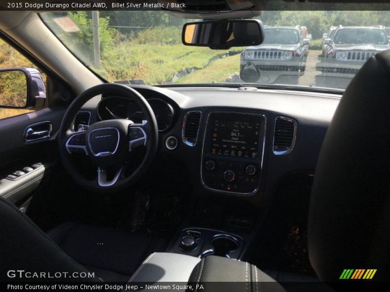 Billet Silver Metallic / Black 2015 Dodge Durango Citadel AWD