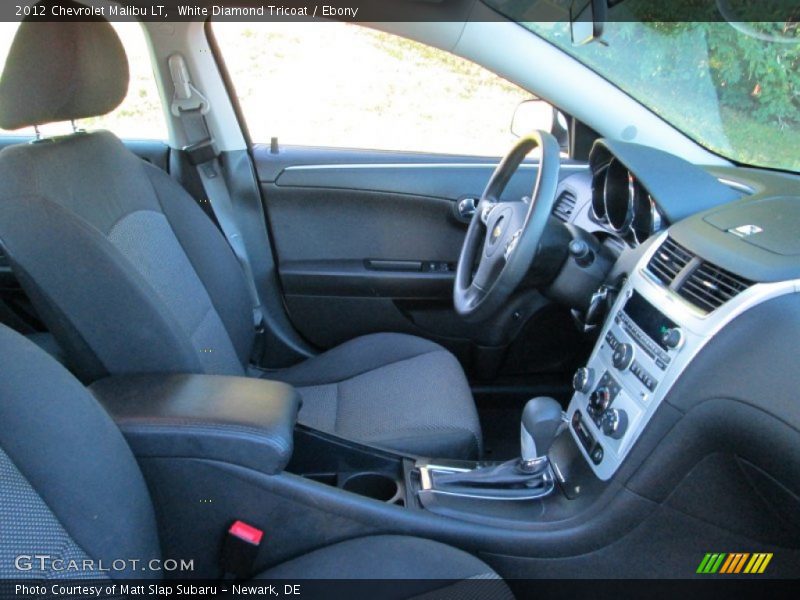 White Diamond Tricoat / Ebony 2012 Chevrolet Malibu LT