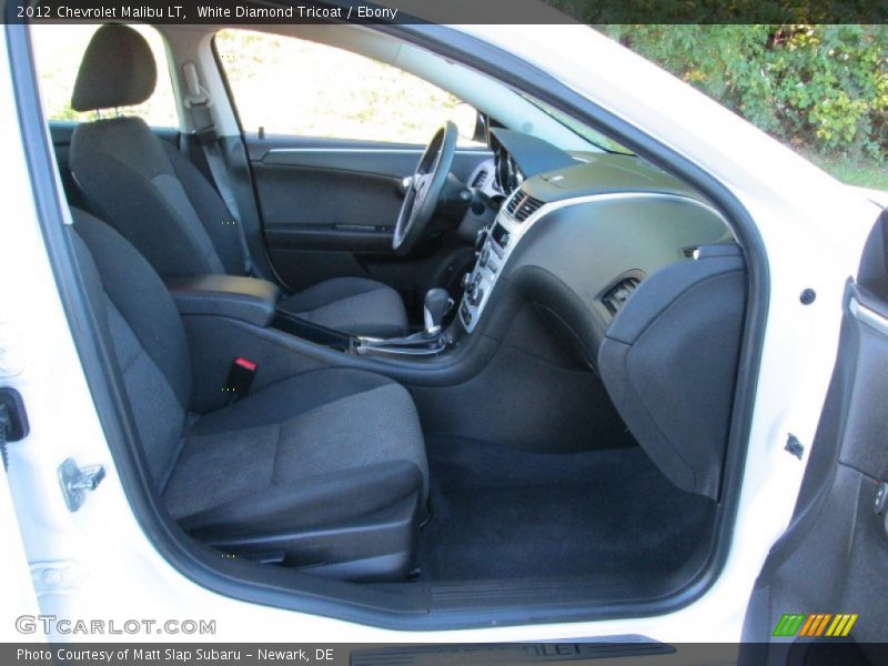 White Diamond Tricoat / Ebony 2012 Chevrolet Malibu LT