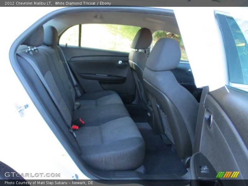 White Diamond Tricoat / Ebony 2012 Chevrolet Malibu LT