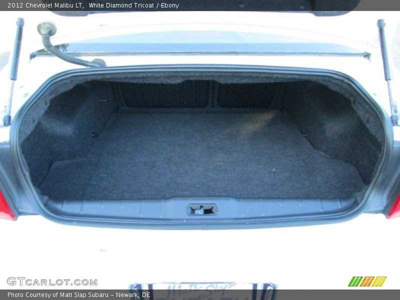 White Diamond Tricoat / Ebony 2012 Chevrolet Malibu LT
