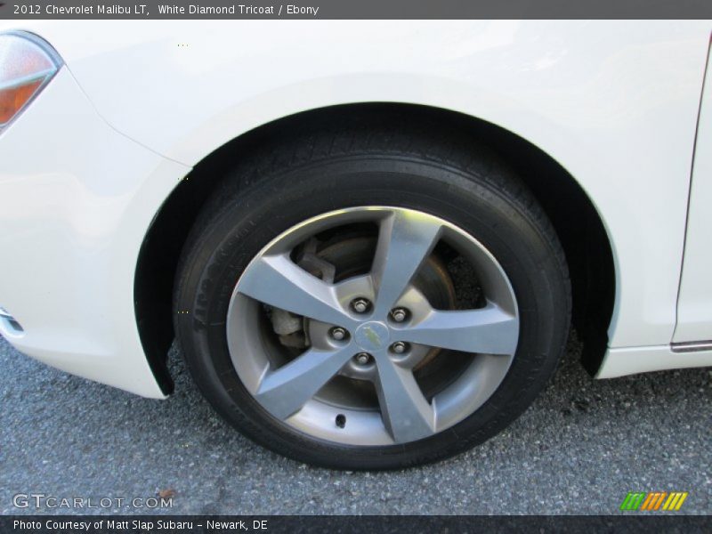 White Diamond Tricoat / Ebony 2012 Chevrolet Malibu LT