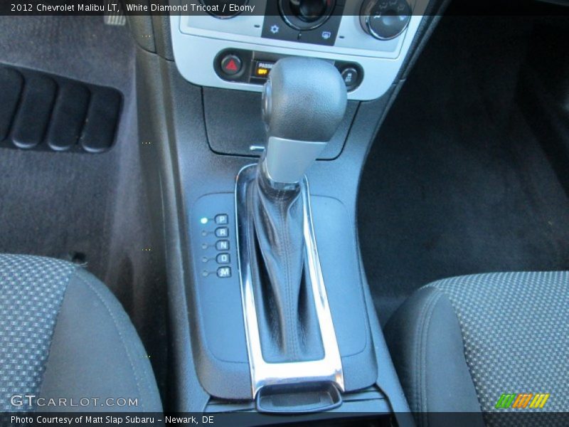 White Diamond Tricoat / Ebony 2012 Chevrolet Malibu LT