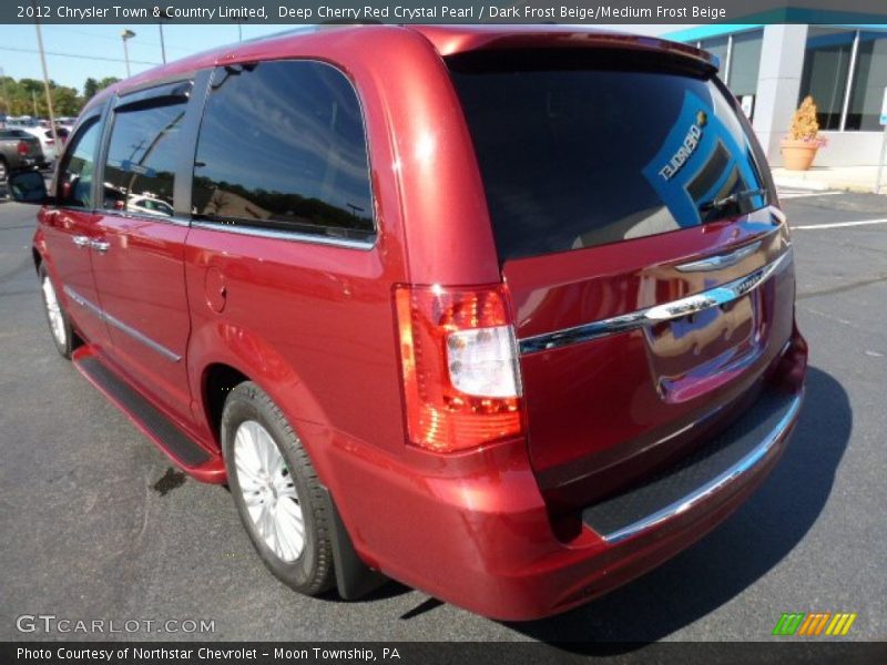 Deep Cherry Red Crystal Pearl / Dark Frost Beige/Medium Frost Beige 2012 Chrysler Town & Country Limited