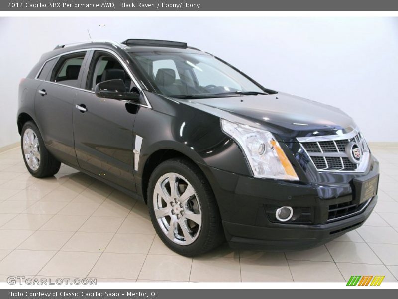 Black Raven / Ebony/Ebony 2012 Cadillac SRX Performance AWD