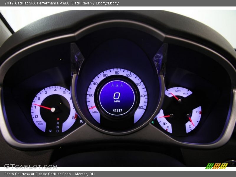 Black Raven / Ebony/Ebony 2012 Cadillac SRX Performance AWD