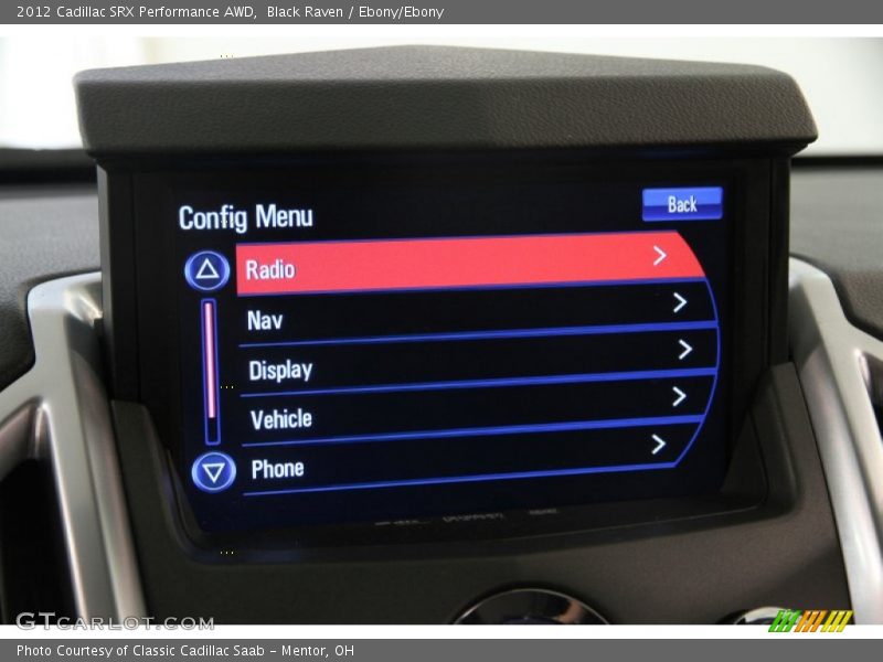 Black Raven / Ebony/Ebony 2012 Cadillac SRX Performance AWD