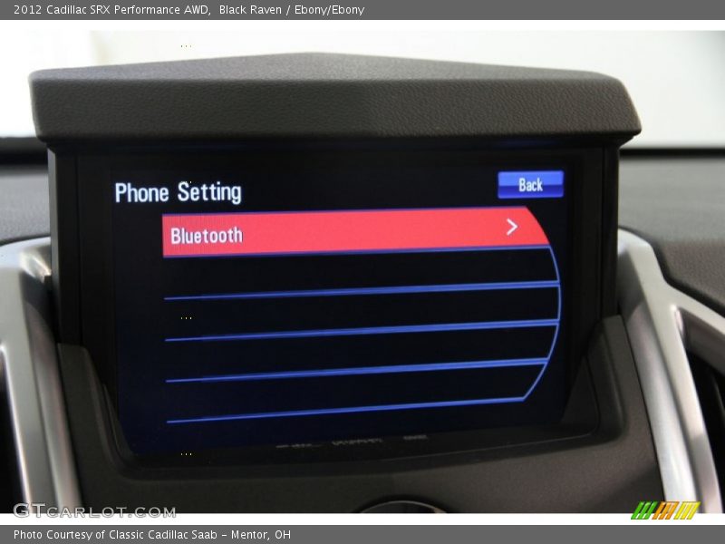 Black Raven / Ebony/Ebony 2012 Cadillac SRX Performance AWD