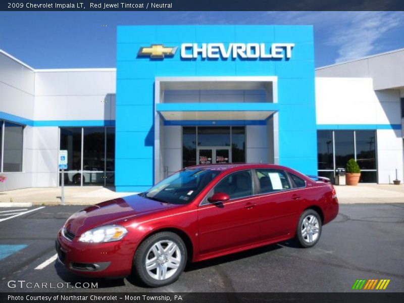Red Jewel Tintcoat / Neutral 2009 Chevrolet Impala LT