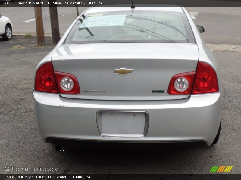 Silver Ice Metallic / Titanium 2011 Chevrolet Malibu LT