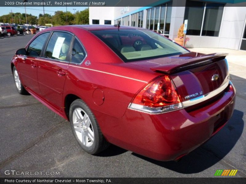 Red Jewel Tintcoat / Neutral 2009 Chevrolet Impala LT