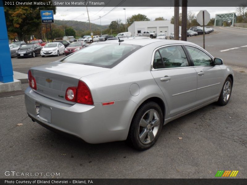 Silver Ice Metallic / Titanium 2011 Chevrolet Malibu LT