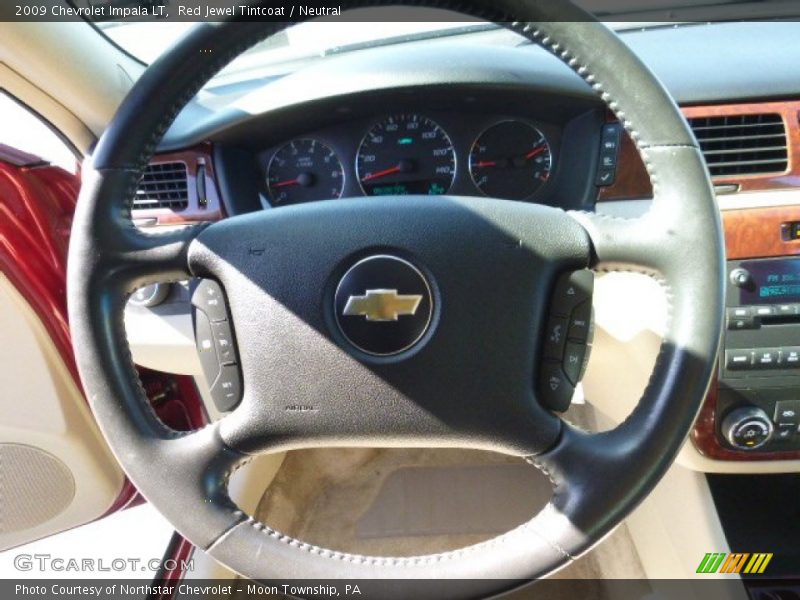 Red Jewel Tintcoat / Neutral 2009 Chevrolet Impala LT