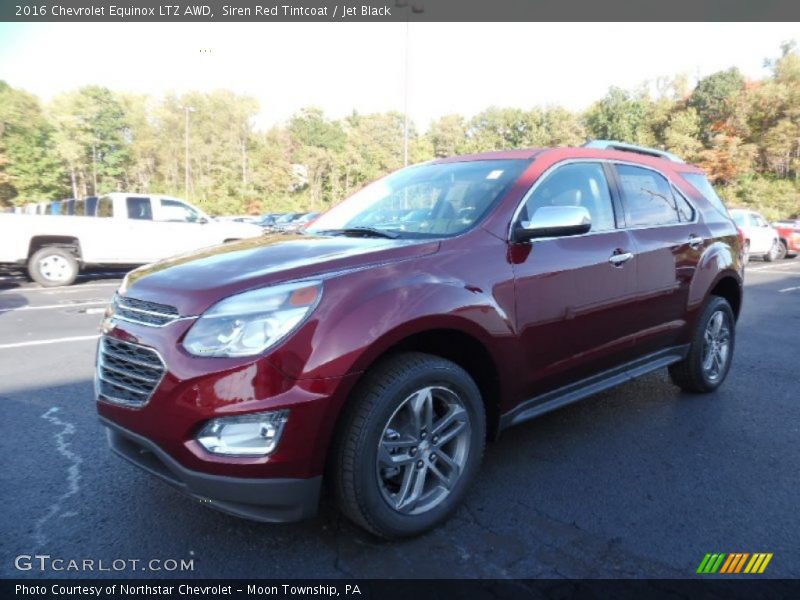 Siren Red Tintcoat / Jet Black 2016 Chevrolet Equinox LTZ AWD