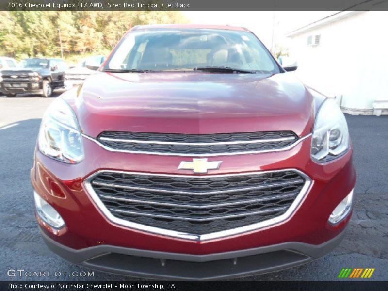 Siren Red Tintcoat / Jet Black 2016 Chevrolet Equinox LTZ AWD