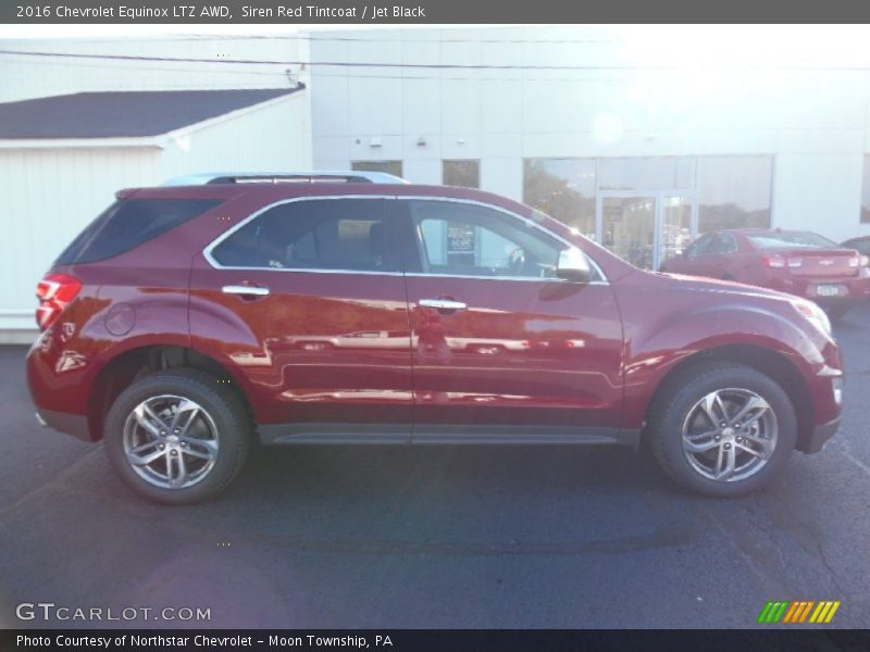 Siren Red Tintcoat / Jet Black 2016 Chevrolet Equinox LTZ AWD