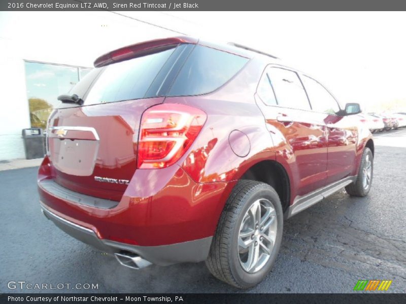 Siren Red Tintcoat / Jet Black 2016 Chevrolet Equinox LTZ AWD