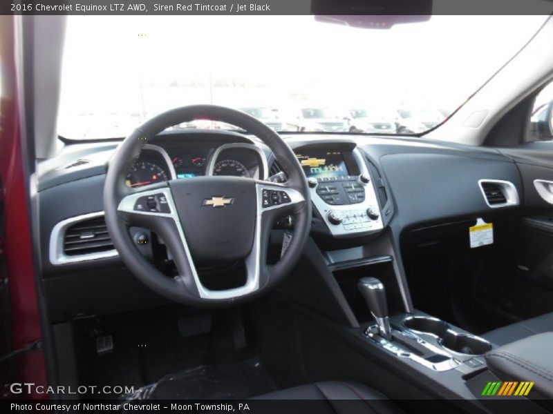 Siren Red Tintcoat / Jet Black 2016 Chevrolet Equinox LTZ AWD