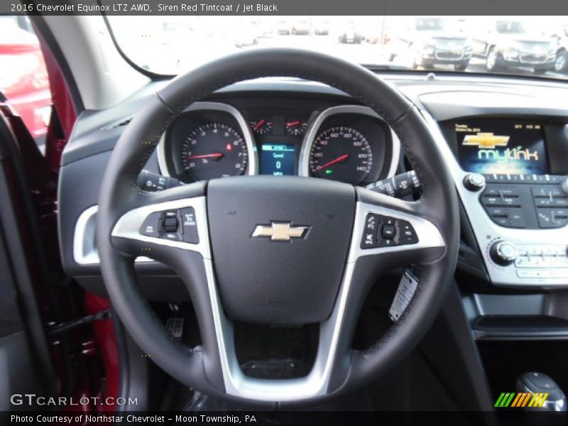 Siren Red Tintcoat / Jet Black 2016 Chevrolet Equinox LTZ AWD