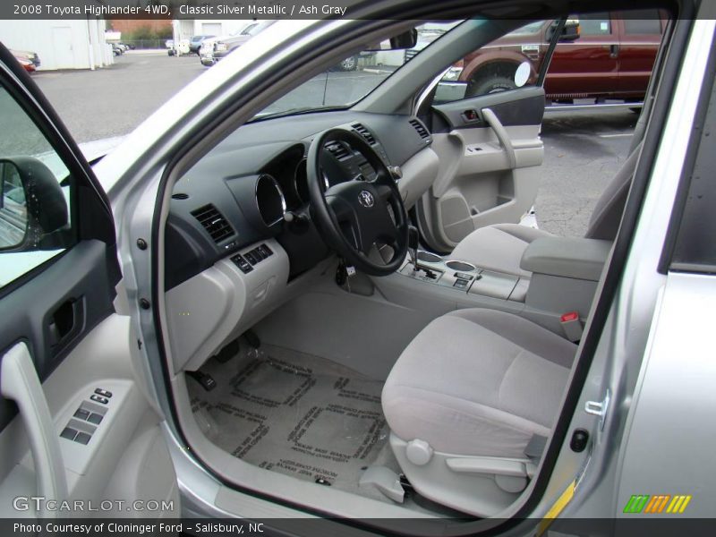 Classic Silver Metallic / Ash Gray 2008 Toyota Highlander 4WD