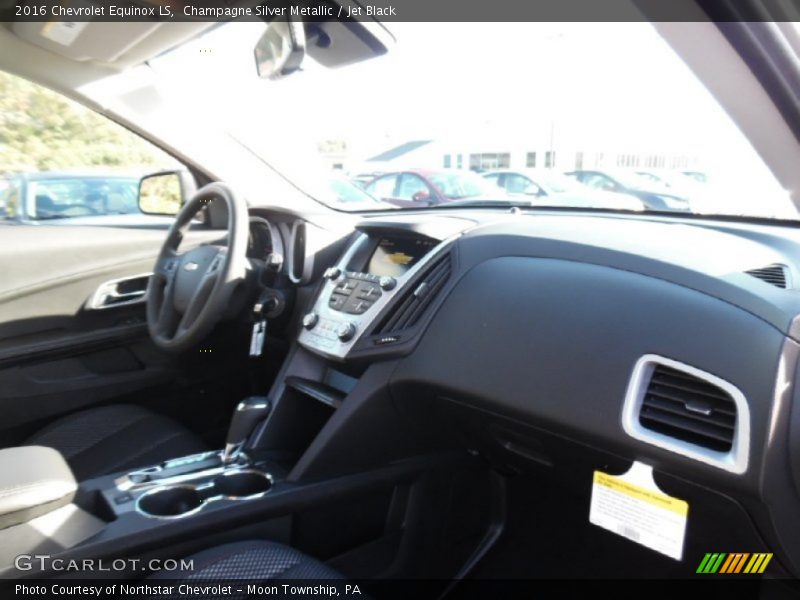 Champagne Silver Metallic / Jet Black 2016 Chevrolet Equinox LS