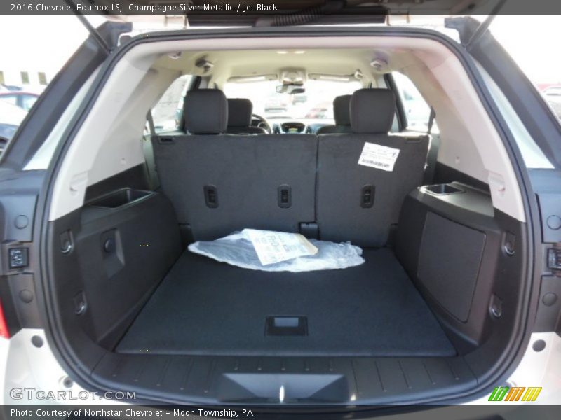 Champagne Silver Metallic / Jet Black 2016 Chevrolet Equinox LS