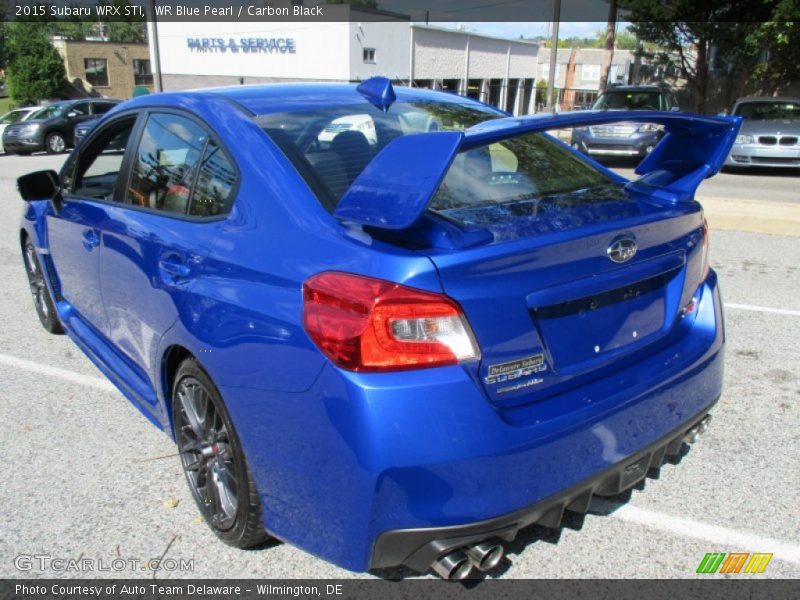 WR Blue Pearl / Carbon Black 2015 Subaru WRX STI