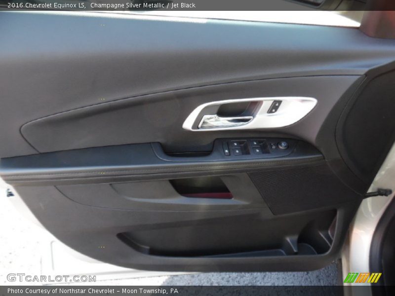 Champagne Silver Metallic / Jet Black 2016 Chevrolet Equinox LS