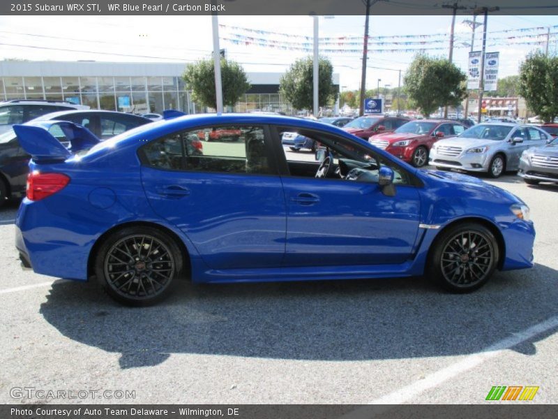 WR Blue Pearl / Carbon Black 2015 Subaru WRX STI