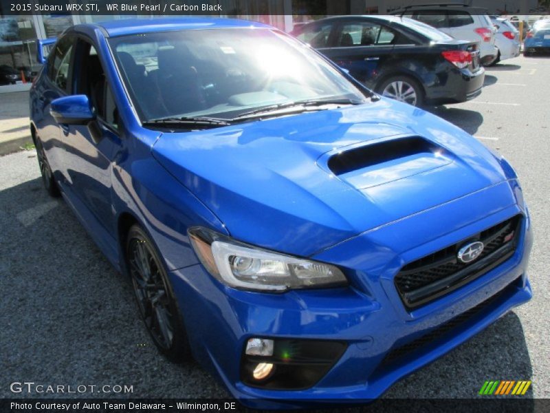 WR Blue Pearl / Carbon Black 2015 Subaru WRX STI