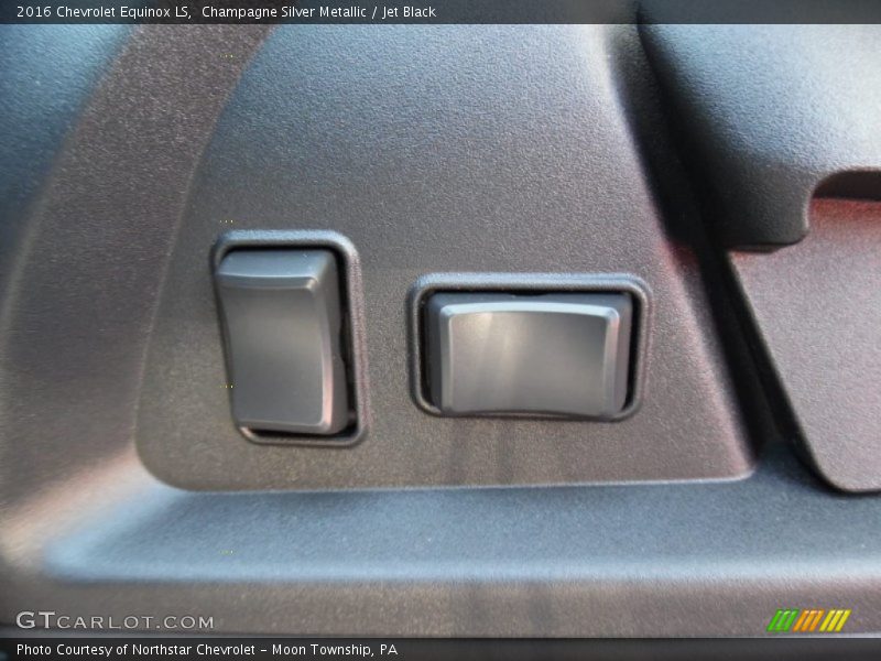 Champagne Silver Metallic / Jet Black 2016 Chevrolet Equinox LS