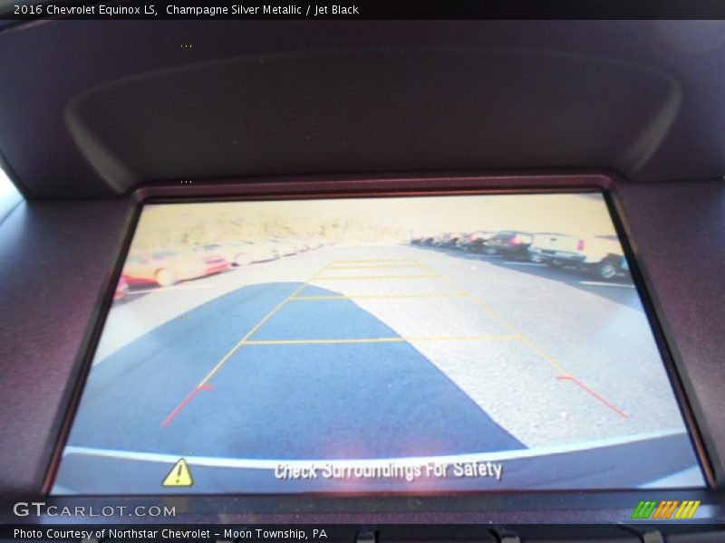 Champagne Silver Metallic / Jet Black 2016 Chevrolet Equinox LS