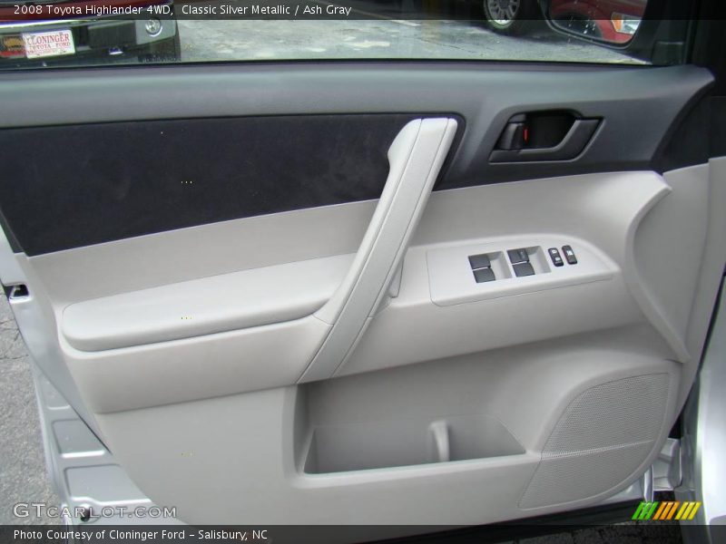Classic Silver Metallic / Ash Gray 2008 Toyota Highlander 4WD