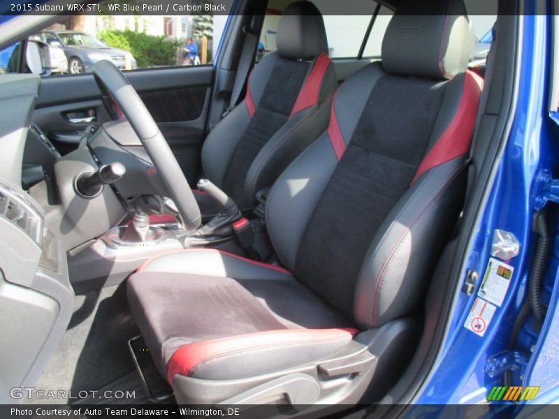 Front Seat of 2015 WRX STI