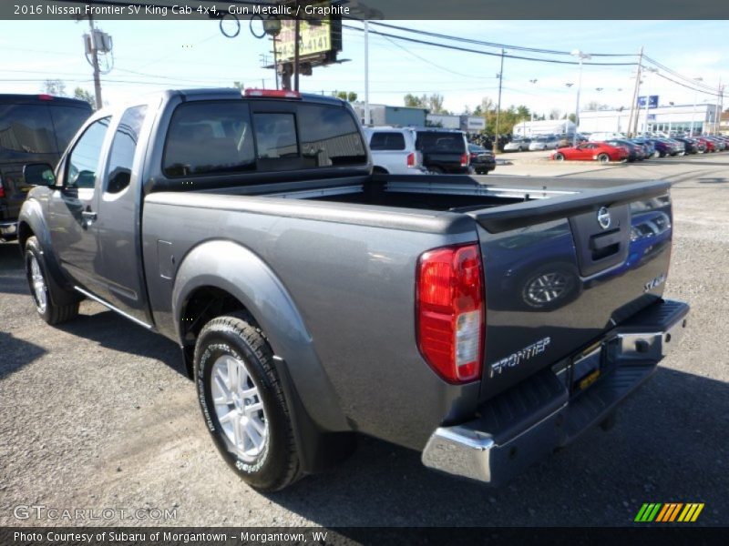 Gun Metallic / Graphite 2016 Nissan Frontier SV King Cab 4x4