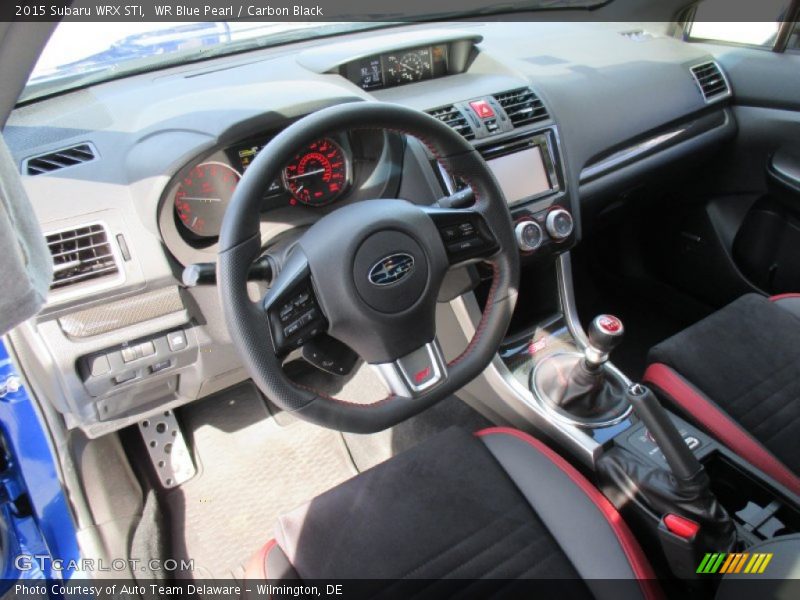 Carbon Black Interior - 2015 WRX STI 